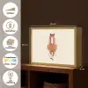 Paard - Galop - Bruin - Stippen Light Box met batterij (Wandlamp kind) middel -USP_websiteoverzichtNL