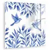 Modern - Vogels - Delfts - Blauw plexiglas 5mm klein -zzzproduct_nieuw