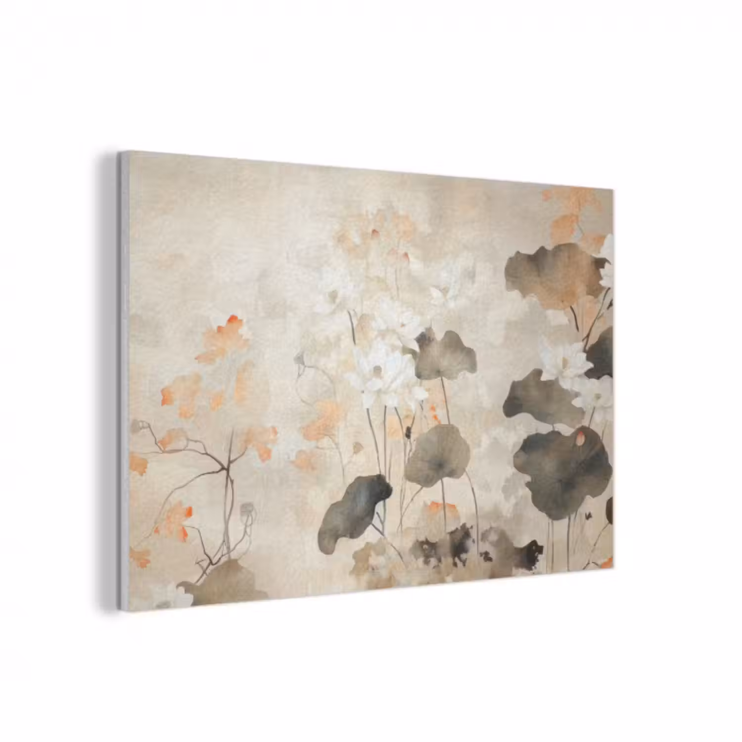 Akustikbild - Blumen - Japandi - Wabi sabi