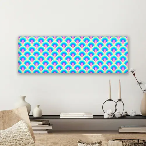 Regenbogen - Waaier - Vrolijk canvas 2cm klein 828 -sfeer6