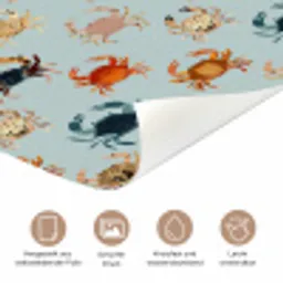 Krabben - Speels - Kleurrijk deurposter klein 289 -tcloseup_DE