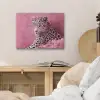 Panter - Luxe - Roze PET vilt klein -sfeer3