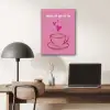 Thee - Roze - Valentijn - Tekst PET vilt klein -sfeer5