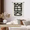 Kaas - Decoratie - Beige - Cheese Wandkleed katoen klein -sfeer1