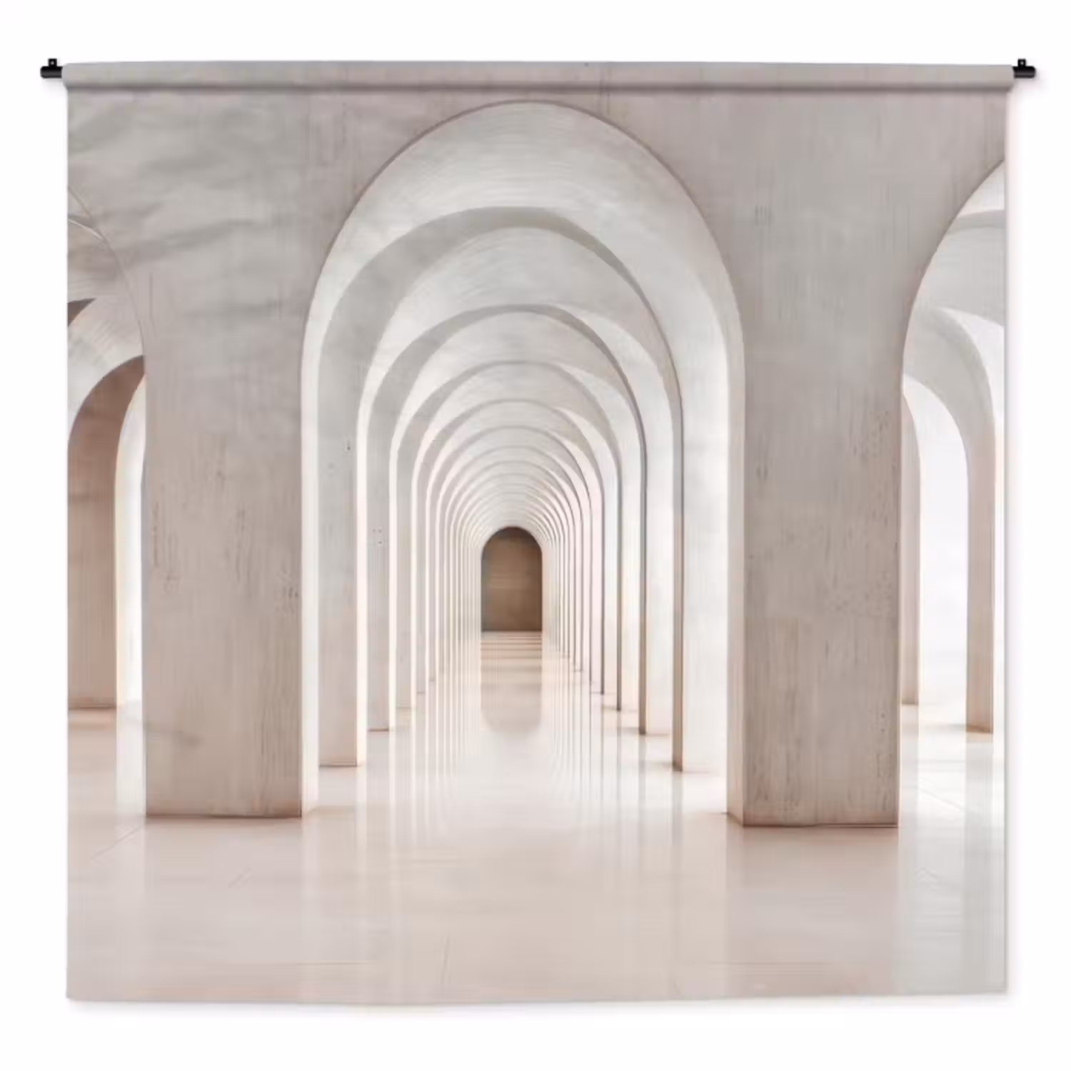 Wandkleed - Hal - Bogen - Symmetrisch - Modern