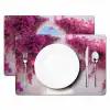 Zee - Roze - Bloemen - Poort Placemat vinyl groot -zzsfeer2_Kitchenyeah-website