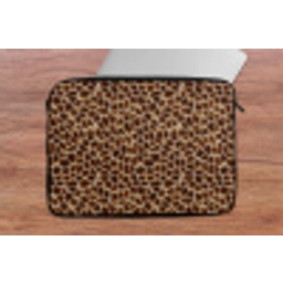 Schildpad - Patroon - Bruin laptophoes neopreen klein 279 -tafel