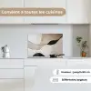 Contourlijnen - Abstracte landschap keuken achterwand spatscherm klein -sfeer4_FR