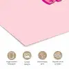 Bisou - Roze - Schaduw poster papier klein -closeup_NL