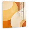 Abstract - Patroon - Modern - Beige - Oranje plexiglas 5mm klein -zzzproduct_nieuw