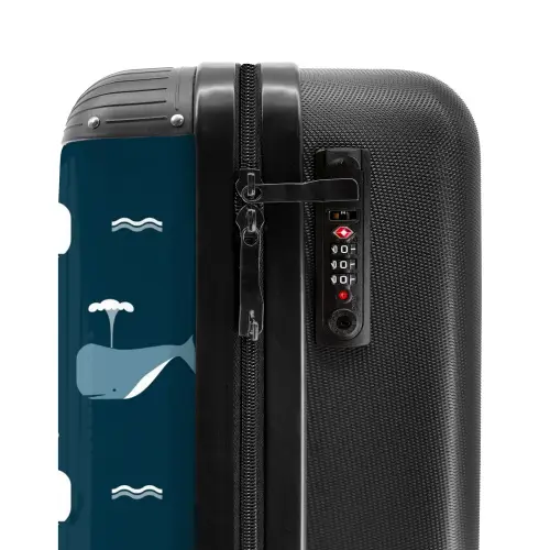 Walvisweelde Koffer - NBS - Handbagage middel -slot