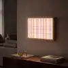 Pastel - uitpatroon - Geometrisch Light Box met batterij (Wandlamp) middel 907 -sfeer1