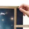 Ruimtevaart - Raket - Space - Sterren Light Box met batterij (Wandlamp kind) middel -USP_websiteprintNL
