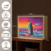 Ijsschots - Pinguïn - Abstract - Lucht Light Box met batterij (Wandlamp) middel -USP_websiteoverzichtNL