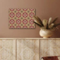 Bloemen - Retro - Groen PET vilt klein 837 -sfeer4