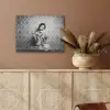 Chic - Vrouw - Zwart - Wit PET vilt klein -sfeer4