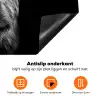 Schotse Hooglander - Horens - Zwart - Wit - Koe - Wild - Dieren Inductie beschermer vinyl 3mm klein -zzzzzzz-td-onderkant