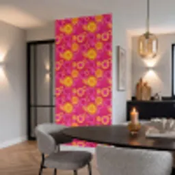 Cirkels - Design - Kleurrijk Behang Vinyl klein 1060 -sfeer3