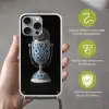 Microfoon - Delfts blauw - Muziek Hoesje iPhone 16 Pro Max met koord klein -sfeer2_NL