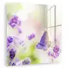 Lavendel - Vlinder - Bloemen plexiglas 5mm klein -zzzproduct_nieuw
