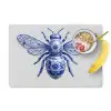 Bij - Modern - Delfts - Blauw Placemat vinyl groot -zzzproduct_Kitchenyeah-website