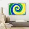 Spiraal - Groen - Draaiend canvas 2cm klein -sfeer6