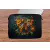 Wereldkaart - Kruiden - Levendige kleuren laptophoes neopreen klein -tafel