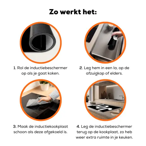 Kerstmis - Quotes - Joy - Zwart - Feest Inductie beschermer vinyl 3mm klein -zzzzzzz-td-werking