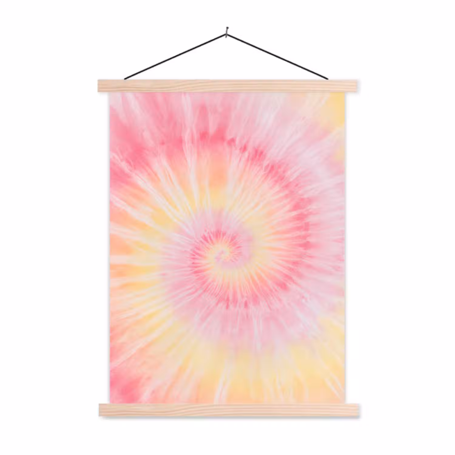 Schoolplaat - Patroon - Tie Dye - Pasteltinten - Roze