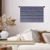 Schelp - Nautisch - Blauw - Wit Wandkleed katoen klein 269 -sfeer1