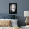 Vrouw - Bubbels - Zwart - Wit fotolijst zwart zonder passe partout klein -sfeer3
