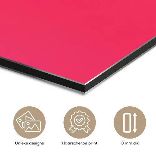 Schepijs - Roze - Hoorntje aluminium wit klein -closeup_NL