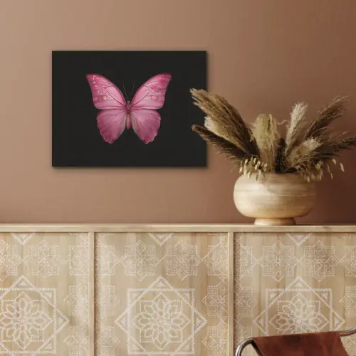 Vlinder - roze - Elegant PET vilt klein -sfeer4