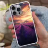 Lavendelveld - Quote - Zonsondergang Hoesje iPhone 16 Pro Max met koord klein -sfeer3