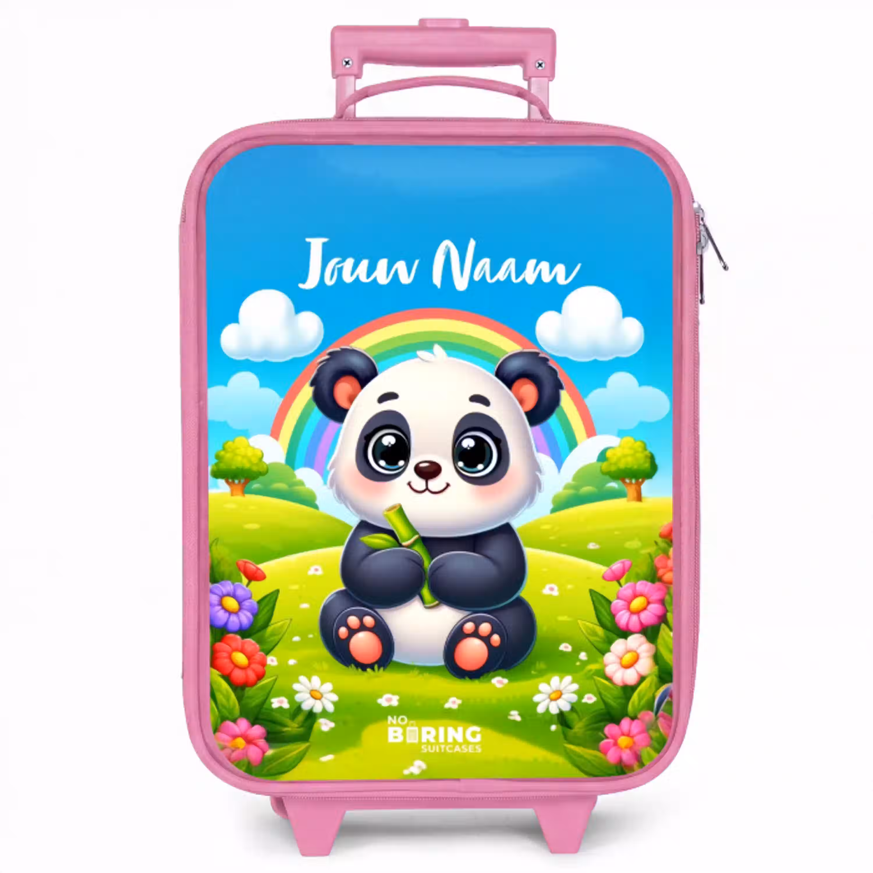 Pukkie Panda Kinderkoffer - Roze klein -zzz_website3d