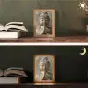 Boedha - Beeld - Bruin - Rust Light Box met kabel (Tafellamp) klein -sfeer3