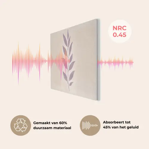 Tak - Bladeren - Minimalistisch - Beige PET vilt klein -USP_NL