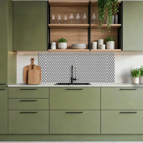 Geometrie - Lijn - Abstract - Patroon keuken achterwand 2 middel 871 -sfeer3