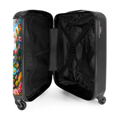 binky-bij NBS - Handbagage koffer - Kinderen Unisex middel -binnenkant