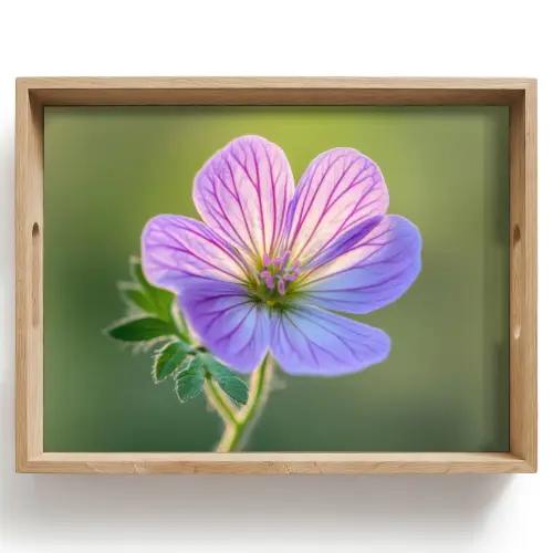 Bloem - Close up - Paars Dienblad Rechthoek middel -z3d_shopping