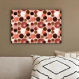 Cirkels - Modern - Kleurrijk canvas 2cm klein 34 -sfeer3