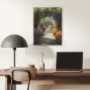 Doorkijk - Pad - Bloemen - Struik - Kleurrijk PET vilt klein -sfeer5