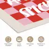 Hot - Spicy - Geruit - Rood poster papier klein -closeup_NL