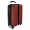Minimal - Donkerrood met zwarte streep NBS - Handbagage koffer - Unisex middel -productfoto_3d