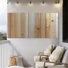Hout - Planken - Licht Tuinposter op houten frame 2 cm dik xxl -sfeer1