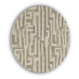 Abstract - Geometrisch - Groen Akoestische PET Vilt - Rond klein 838 -3d