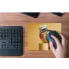 Ijsvogel - Pilaar - Koksmuts - Vogel muismat rubber klein -toetsenbord