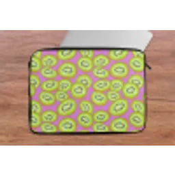 Kiwi - Speels - Groen laptophoes neopreen klein 279 -tafel