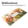 Tulpen - Sprookjesachtig - Kleurrijk Muismat XXL klein -sfeer4