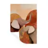 Olifanten - Oranje - Abstract Muursticker klein -3d
